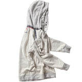 Bone Heather French Loom Hoodie by Relwen