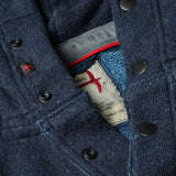 Navy Heather Frenchloom Hoodie by Relwen