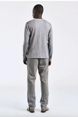 Cotton Citizen Vintage Cement Supima Cotton LS Crewneck Tee