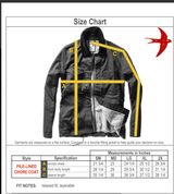 Dark Navy Canvas Pile Lined Chore Coat by Relwen