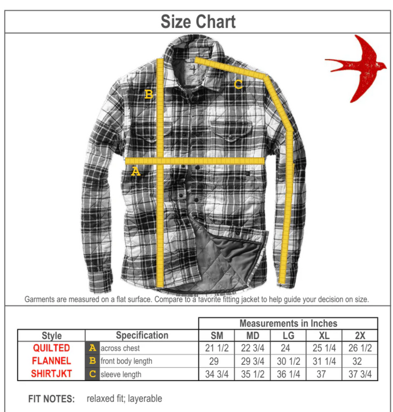 Cream / Brown Forest Tartan Quilted Flannel Shirt by Relwen