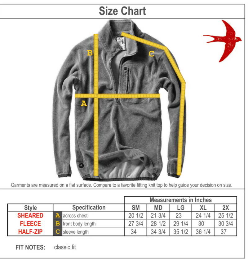 Blue Haze Sheared Fleece Half-Zip by Relwen