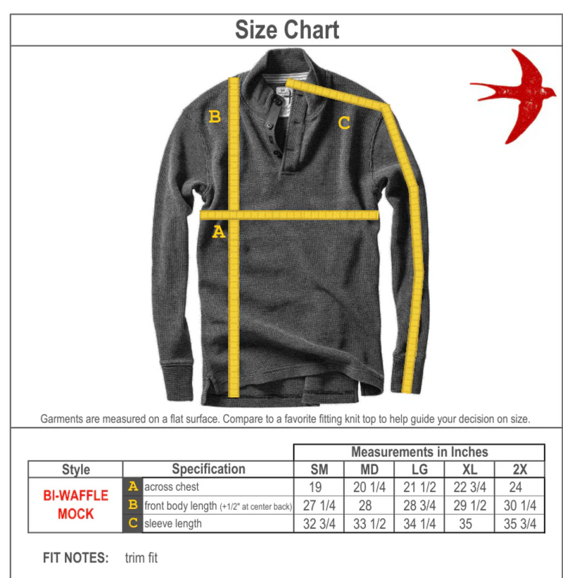 Lt Marine Bi-Waffle Cotton Mock by Relwen