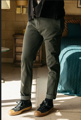 Hiroshi Kato Military Green Axe Denit® Chino