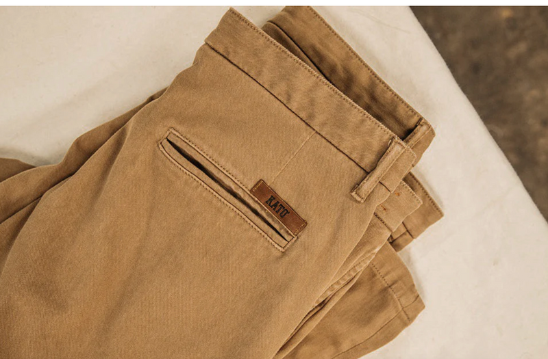 The Khaki "Axe" Denit© Chino by Hiroshi Kato