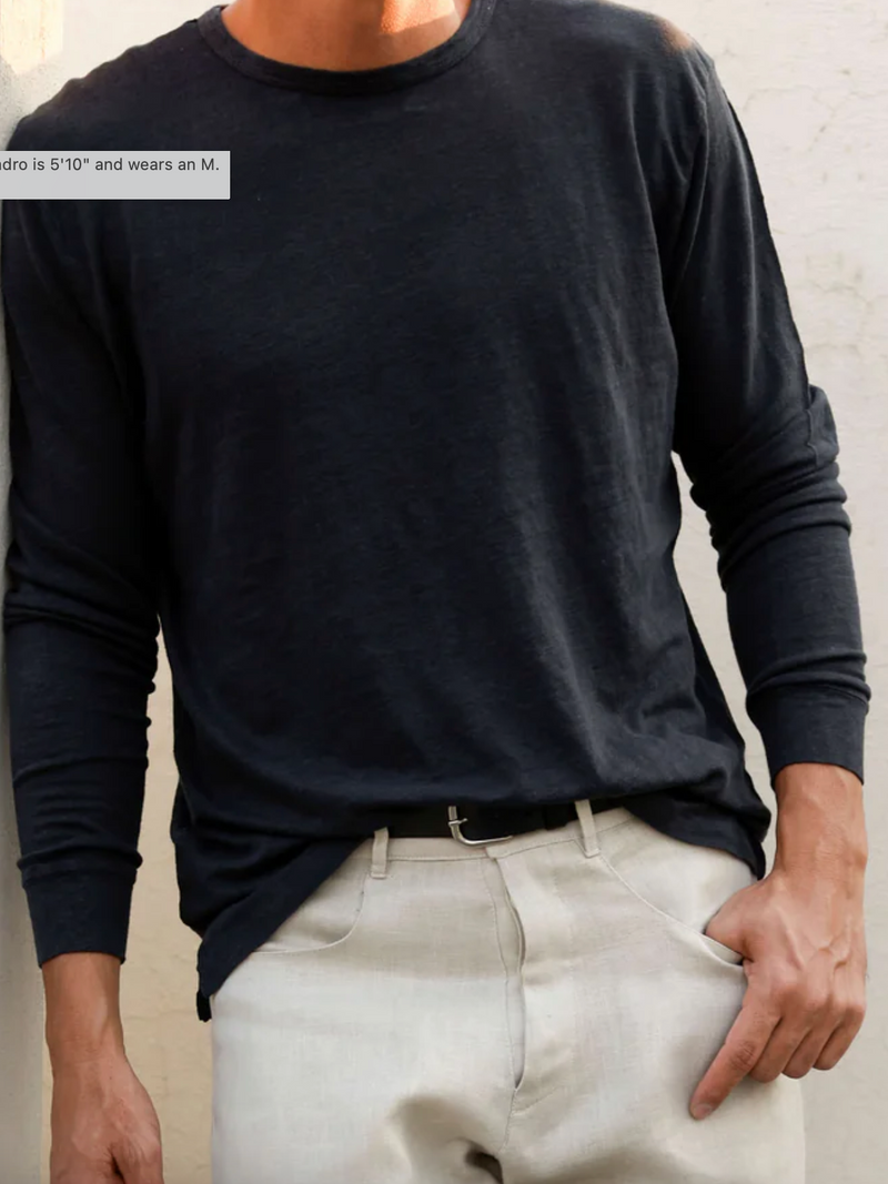 Night Linen "Sun" Crewneck " Tee by Alex Crane