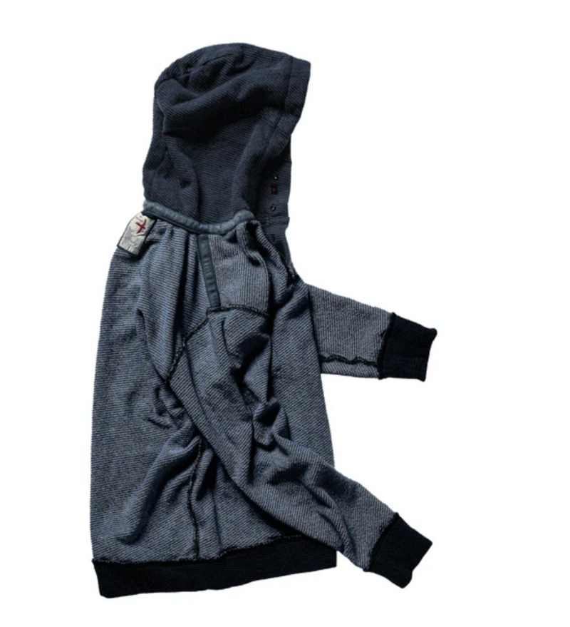 Navy French Twill Hoodie by Relwen