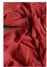 Cardinal Red Airtex Hybrid Short by Relwen - 6.5"