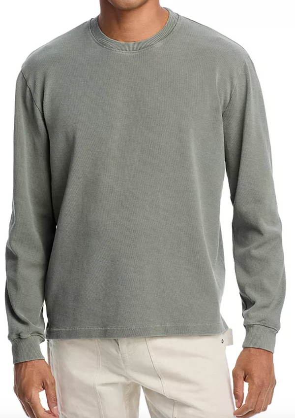 Alex Crane Jade "Caza" Crew Organic Cotton Sweatshirt