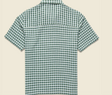 Far Afield Tropical Green "Busey" Dobby Check Shirt