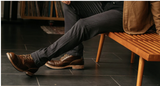 Charcoal Grey Axe Denit® Chino by Hiroshi Kato
