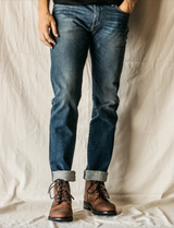 Pen Slim "Rain" 10.5 oz Stretch Selvedge Jean by Hiroshi Kato