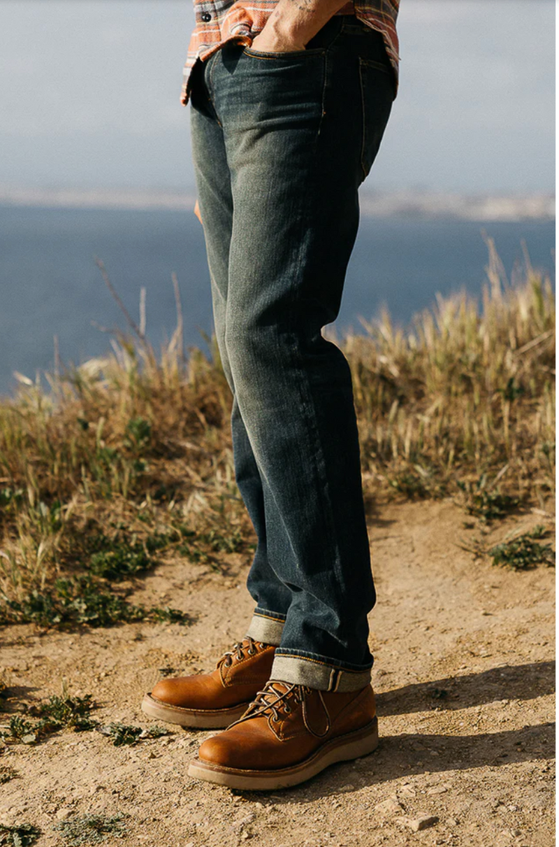 The "Hammer" Straight Leg  - 10.5 oz Selvedge Denim "Rain" Wash by Hiroshi Kato