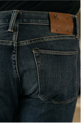 The "Hammer" Straight Leg  - 10.5 oz Selvedge Denim "Rain" Wash by Hiroshi Kato