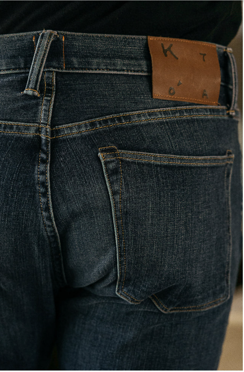 The "Hammer" Straight Leg  - 10.5 oz Selvedge Denim "Rain" Wash by Hiroshi Kato