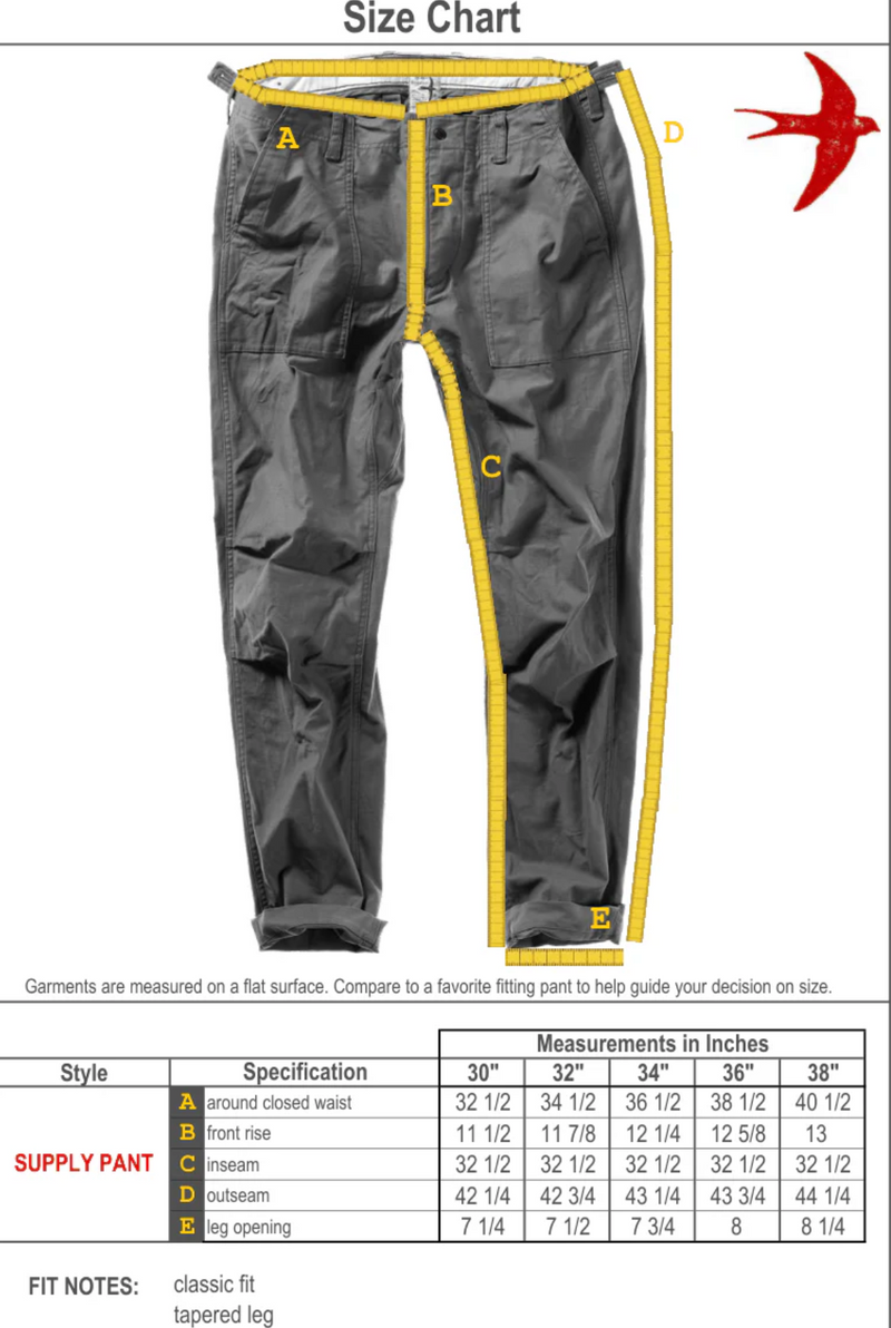 Army Fade Military Supply Pant by Relwen