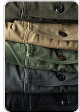 Dark Navy Military Supply Pant by Relwen