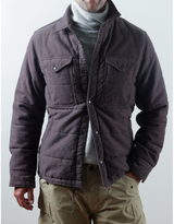Navy Moleskin Snap CPO by Relwen