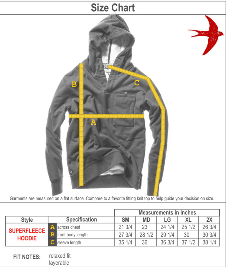 Dark  Grey Heather Superfleece Hoodie by Relwen