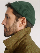 Blue Merino Wool Fisherman's Cap by 40Colori