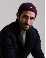 Blue Merino Wool Fisherman's Cap by 40Colori