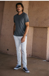 Heather White Axe Denit®Chino by Hiroshi Kato