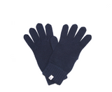 Navy Italian Merino Gloves by 40Colori Italy