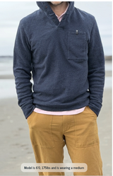 Bone Heather French Loom Hoodie by Relwen