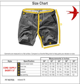 Buff Khaki Cord Supply Short by Relwen - 7.5"