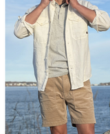 Buff Khaki Cord Supply Short by Relwen - 7.5"