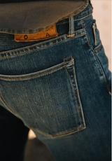 Pen Slim "Rain" 10.5 oz Stretch Selvedge Jean by Hiroshi Kato