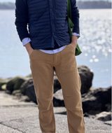 Lt Olive Cotton / Linen Supply Pant by Relwen