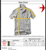 Relwen Navy/ White Fineline Jersey Polo
