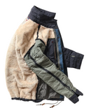 Relwen Navy Quilted Superfleece Jacket