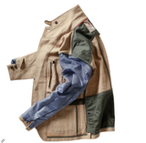 Relwen Lt Camel  Herringbone Heritage Trap Blazer