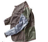 Relwen Brown/ Blue Check Heritage Trap Blazer