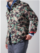 Relwen Dark Grey / Navy Plaid Quilted Flannel Shirt Jacket