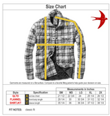 Relwen Dark Grey / Navy Plaid Quilted Flannel Shirt Jacket