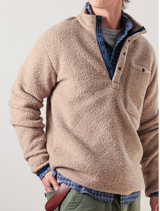 Relwen Midnight Wooly Shag Snap-Zip Jacket