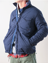 Relwen Dark Orange Quilted Superfleece Jacket