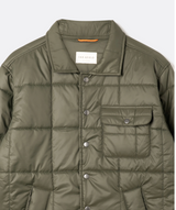 Far Afield Dark Olive Quilted Kovak Jacket