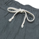 Slate "Bo" French Linen Shorts by Alex Crane