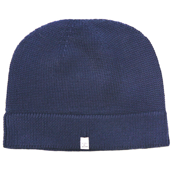 Dark Blue Merino Wool Watchman's Cap by 40 Colori