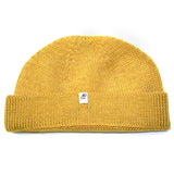 Ochre Yellow Merino Wool Fisherman's Cap by 40 Colori Italy