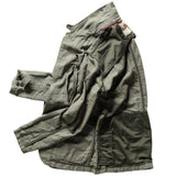Lt Olive Herringbone Tropical Trap Blazer by Relwen