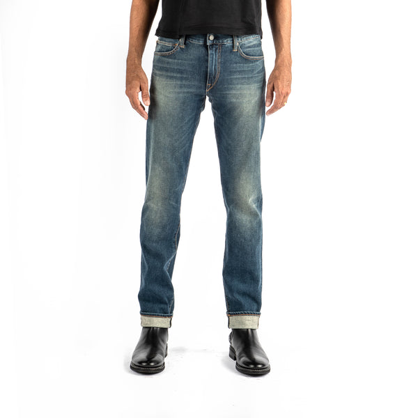 Pen Slim "Rain" 10.5 oz Stretch Selvedge Jean by Hiroshi Kato