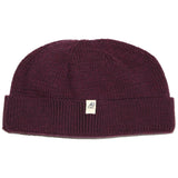 Plum Merino Wool Fisherman's Cap by 40Colori Italy