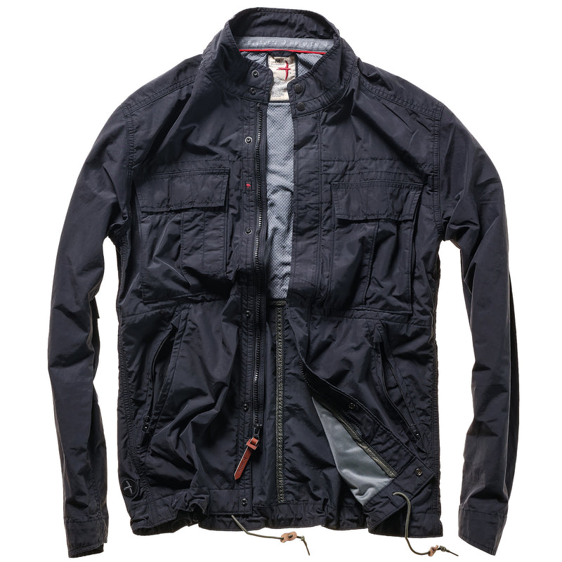 Midnight Sailcloth Tanker Jacket by Relwen