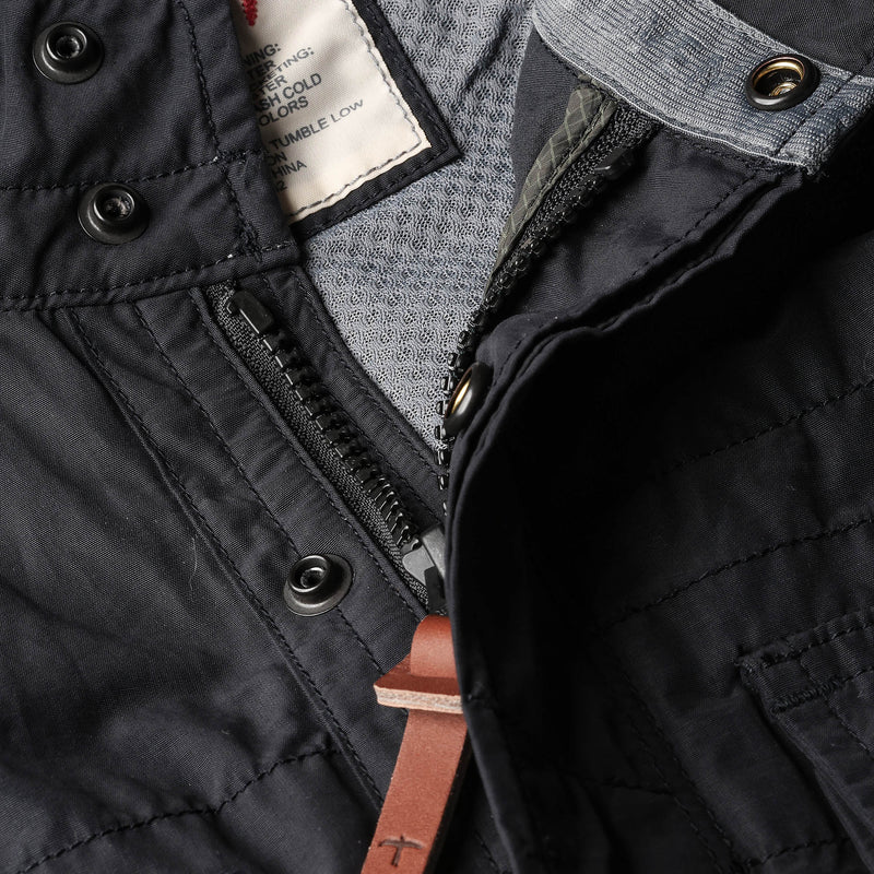 Midnight Sailcloth Tanker Jacket by Relwen