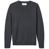 Italian Merino Wool Ink Crewneck "Campo" Sweater by Alex Crane